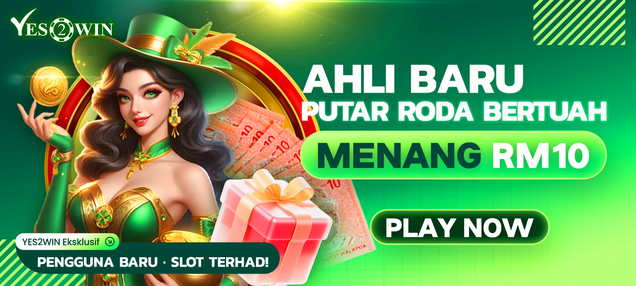 YES2WIN 新会员幸运轮盘 - 注册即送免费抽奖机会